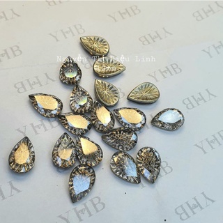 Đá khối chân bằng K9 vân hoa