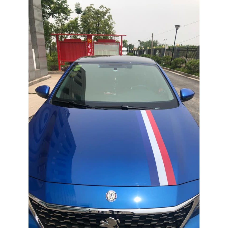 TEM DECAL DÁN XE TẢI XE Ô TÔ, XE HƠI 3 màu  ĐỨC - PHÁP - Ý - Khổ 15cm VÀ 7.5cm