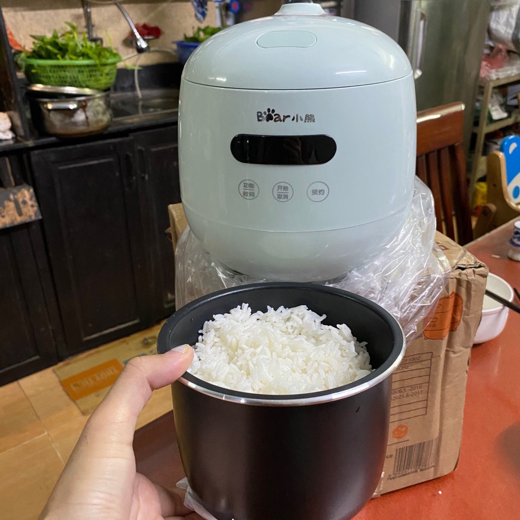 Nồi Cơm Điện Mini Bear Đa Năng, Nồi Cơm Điện Văn Phòng Dung Tích 1.2L