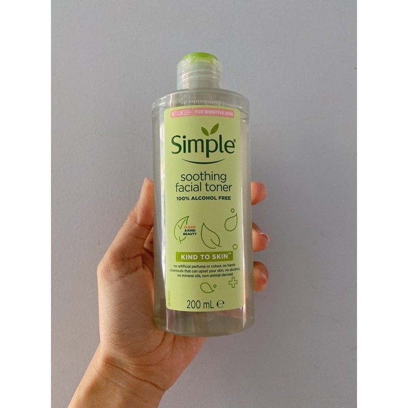 Toner Simple 200ml chuẩn auth mẫu mới 2020 date mới