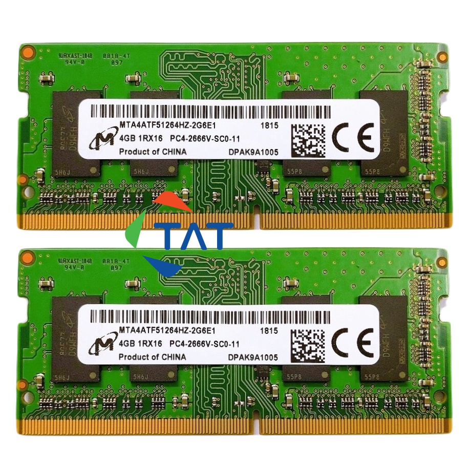 Ram Laptop Micron 4GB DDR4 2666MHz Chính Hãng - Mới Bảo hành 36 tháng