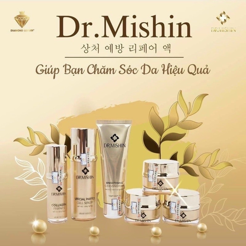 ( CHÍNH HÃNG) Bộ mỹ phẩm cao cấp Dr Mishin Hàn Quốc 6 sản phẩm