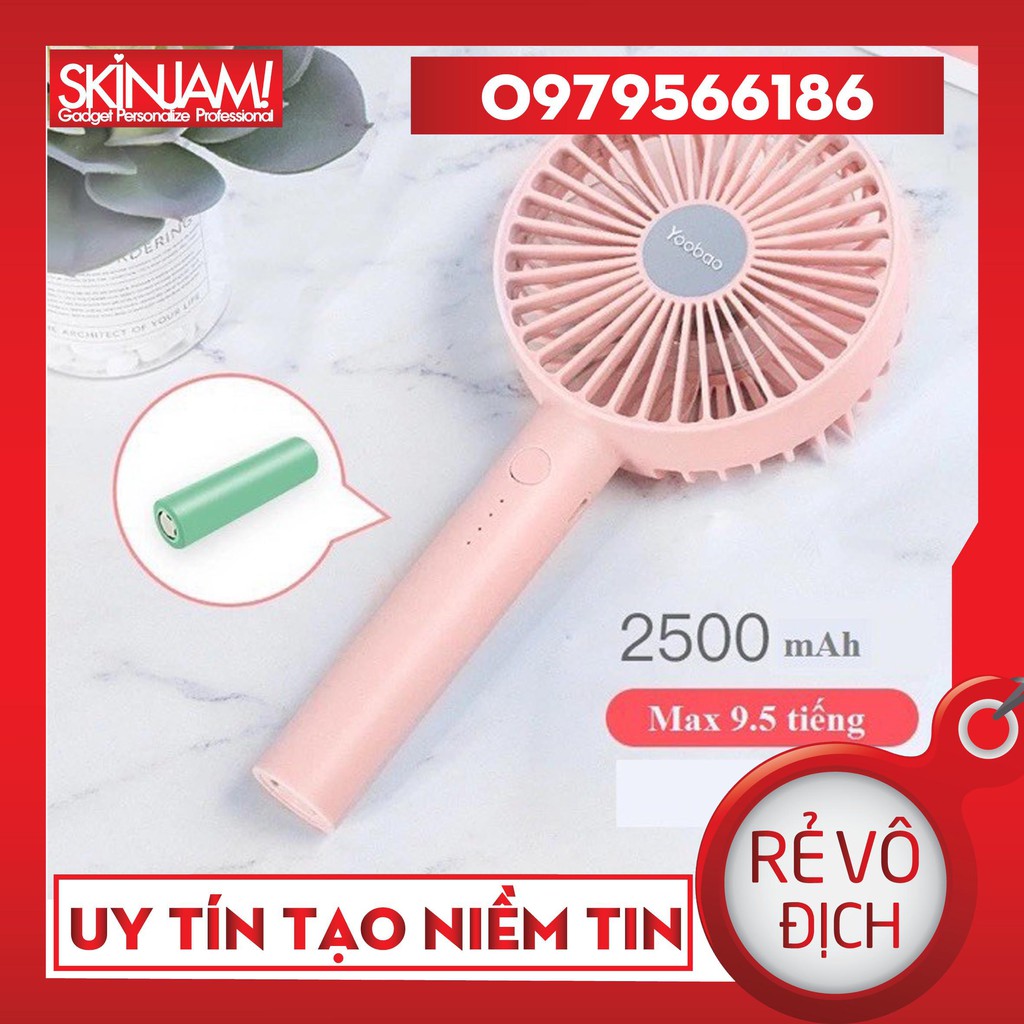 Quạt  YOOBAO F02 Max  (Bản 2500mAh)