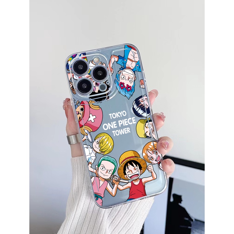 Ốp Điện Thoại TPU Trong Suốt In Hoạt Hình One Piece Cho Xiaomi Redmi Note 11 12 Pro 5G 11S 10 Pro 4G 10S Redmi 12C 11A 10C 9C