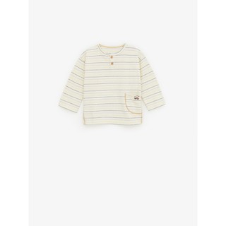 Aó phông dài tay kẻ ngang zara tbn auth sz 6m-4y