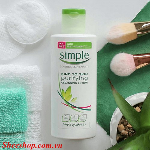 Sữa tẩy trang Simple Kind to Skin Purifying Cleansing Lotion 200ml