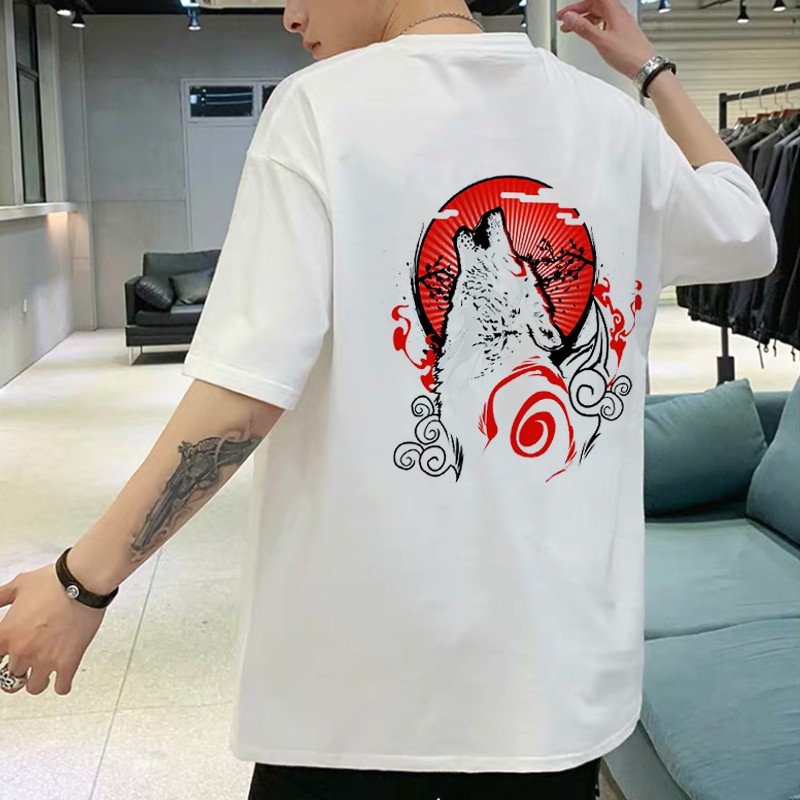 <SMLshop> Áo thun Unisex Sói Trắng | BigBuy360 - bigbuy360.vn