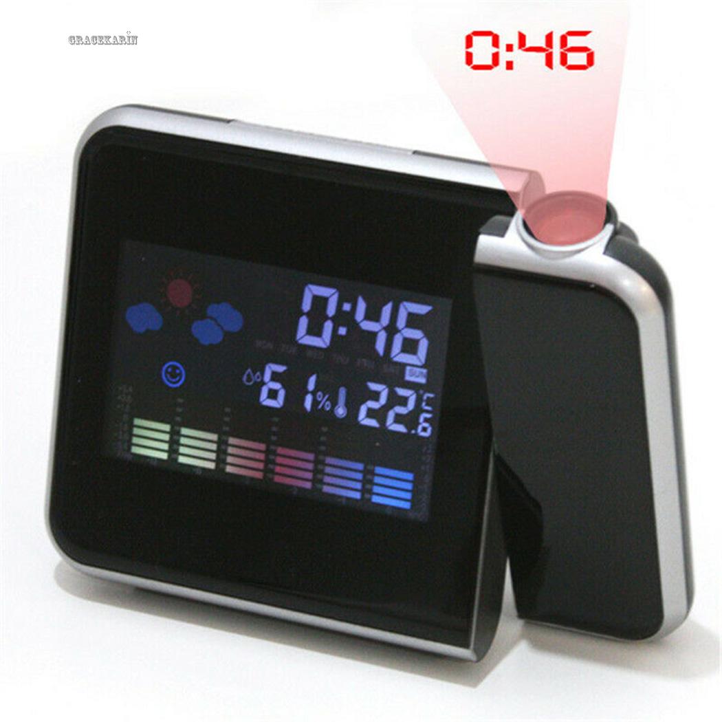 Weather projection clock LCD Digital Accessories USB cable High Quality