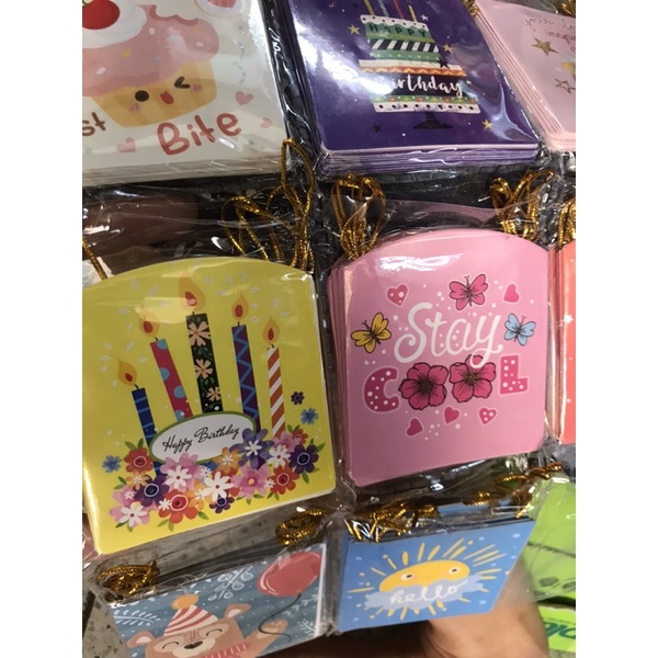 Combo 1vĩ treo thiệp chúc mừng  mini -hình ngẫu nhiên