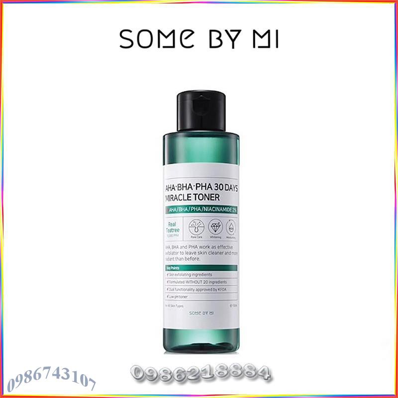 Nước hoa hồng cho da mụn Some By Mi AHA-BHA-PHA 30 Days BP1