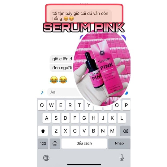 Serum Pink Hồng Nhũ Hoa & Vùng Kín