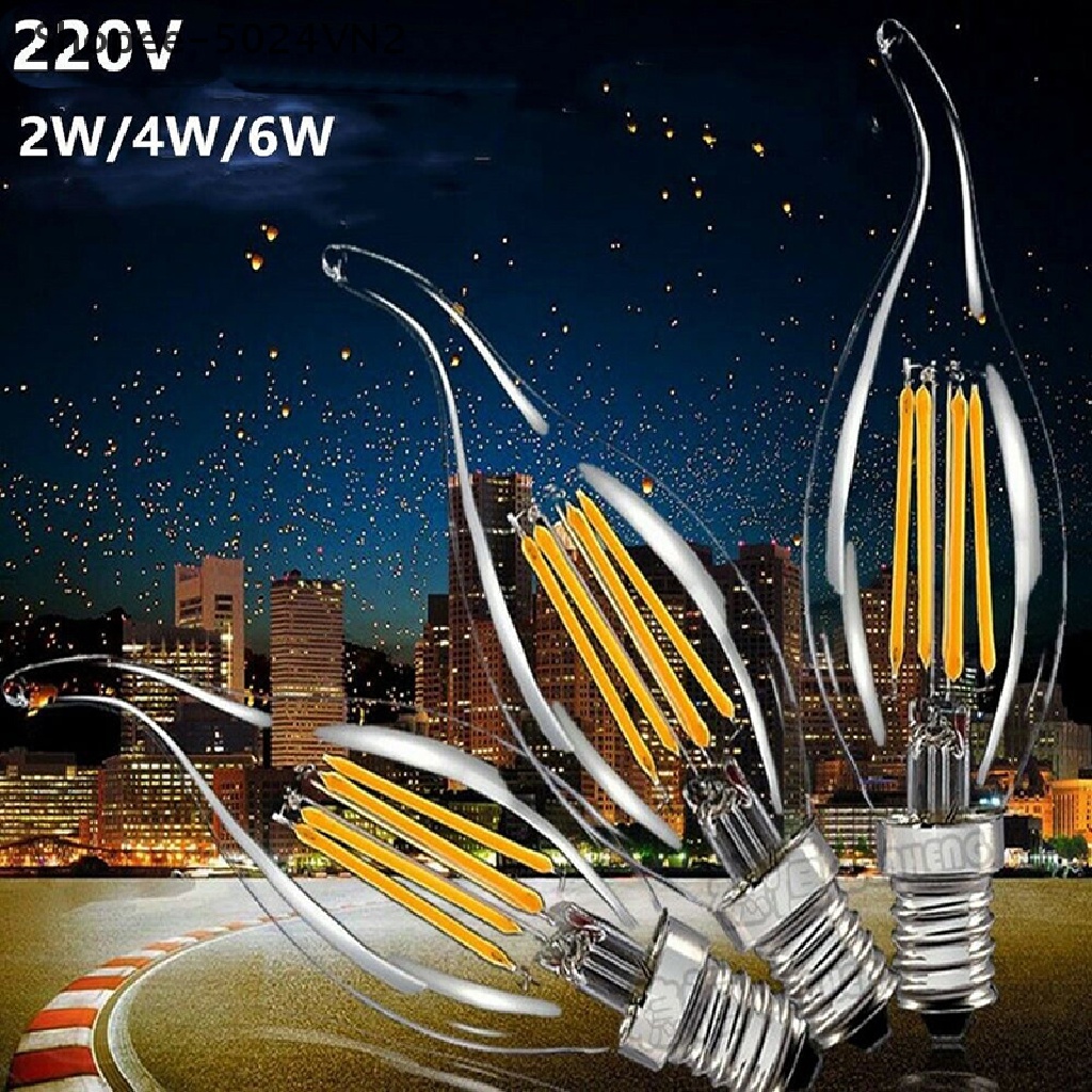 Bóng Đèn LED E14 2W 4W 6W 220V 240lm Đa Năng Tiện Dụng