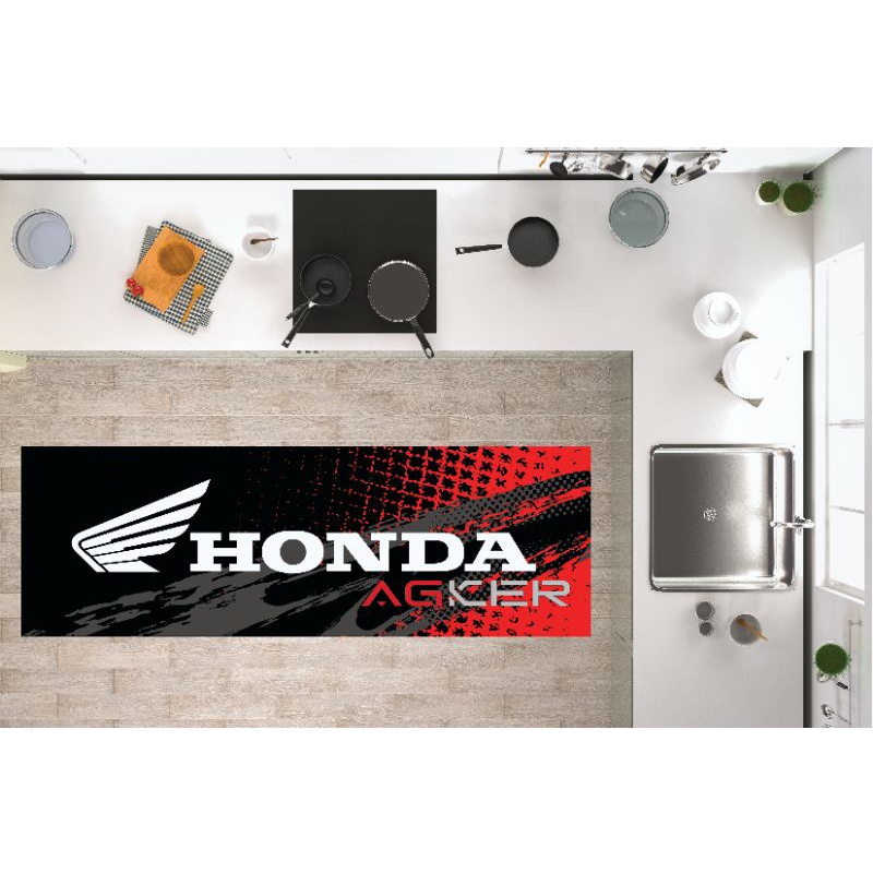 Thảm lót xe máy kiểu Racing 60X2M