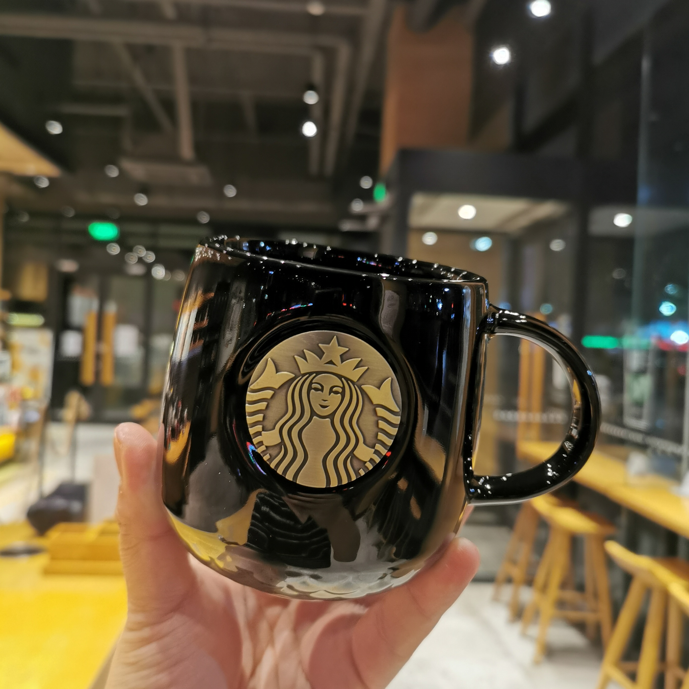 Cốc Uống Nước Starbucks Bằng Đồng Thau Chất Lượng Cao