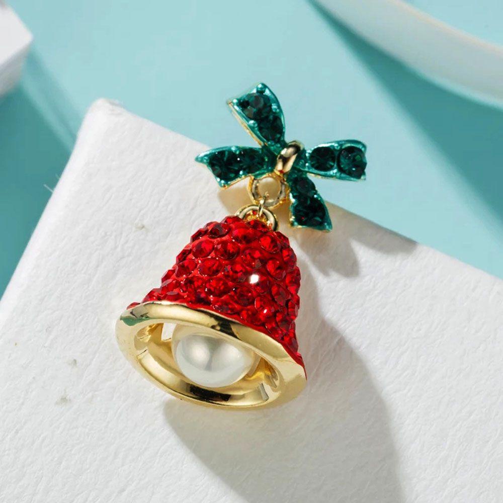 JARRED Bông Tai Mạ BạC 925 HìNh Chuông GiáNg Sinh