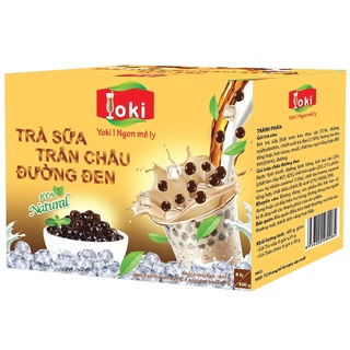 Trà sữa trân châu đường đen Yoki 400g