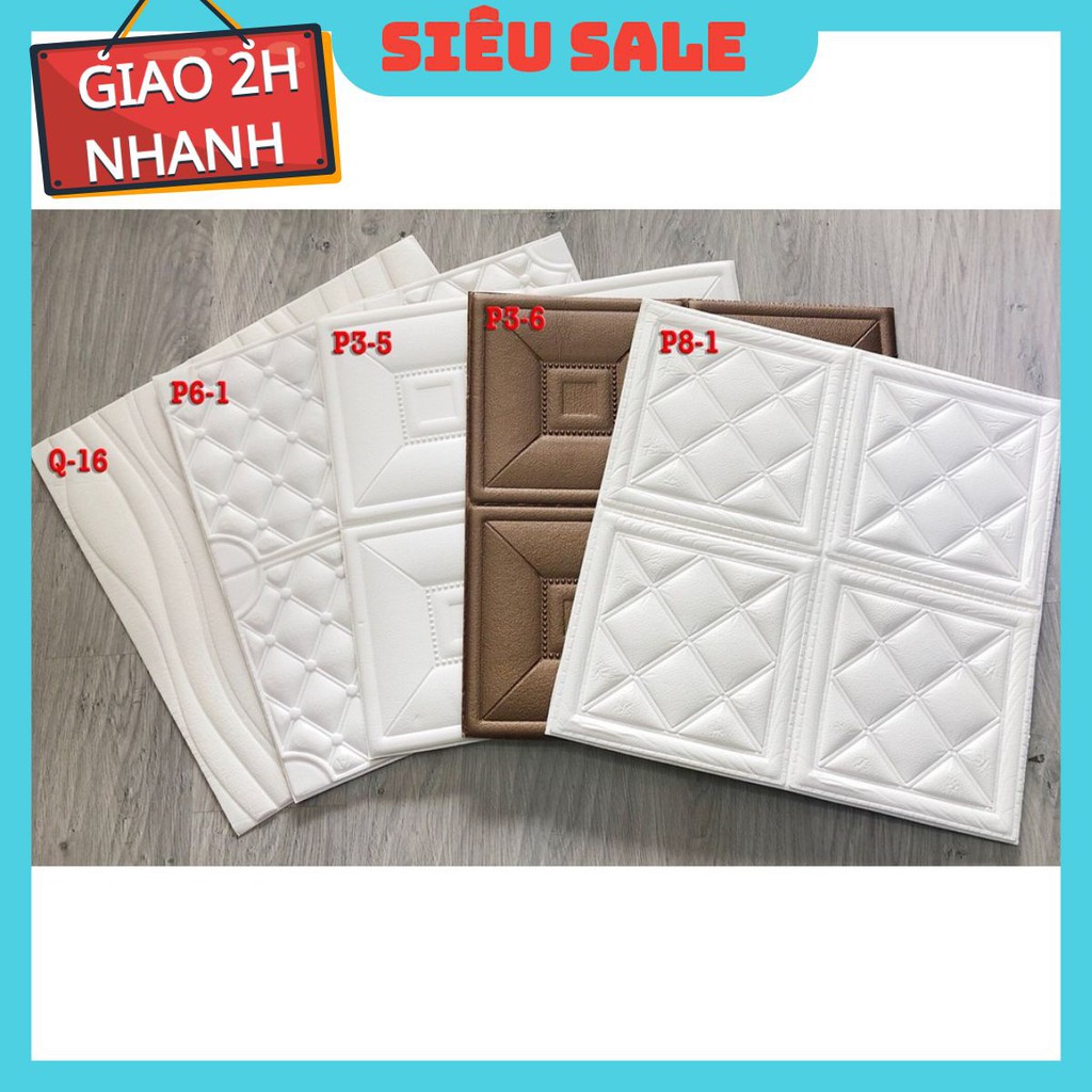 XỐP DÁN TƯỜNG GIẢ DA 3D CAO CẤP CÁCH NHIỆT CÁCH ÂM SIÊU BỀN GIÁ RẺ NHẤT