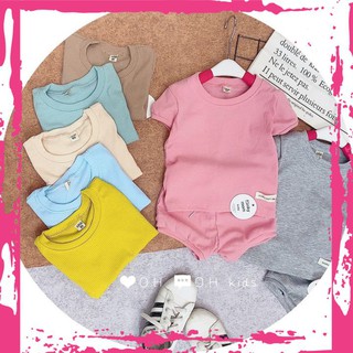 🍥Bộ Cộc MINKY MOM Gân TĂM⚡FREESHIP⚡Chất Gân Tăm siêu co giãn bảng MÀU PASTEL siêu mát 🥳