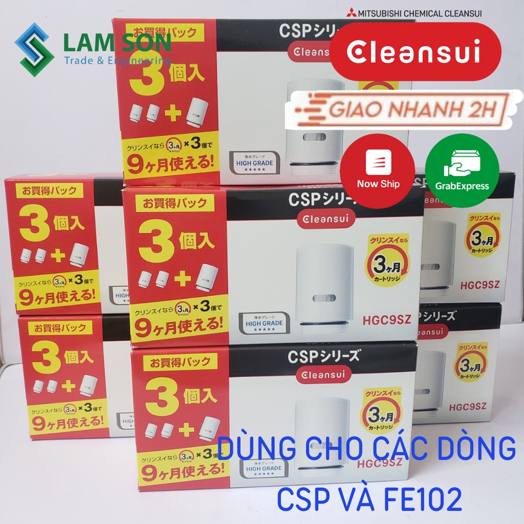 Lõi lọc nước tại vòi Cleansui HGC9SZ nhập khẩu chính hãng Mitsubishi Cleansui Nhật Bản, dùng cho dòng CSP và EF102