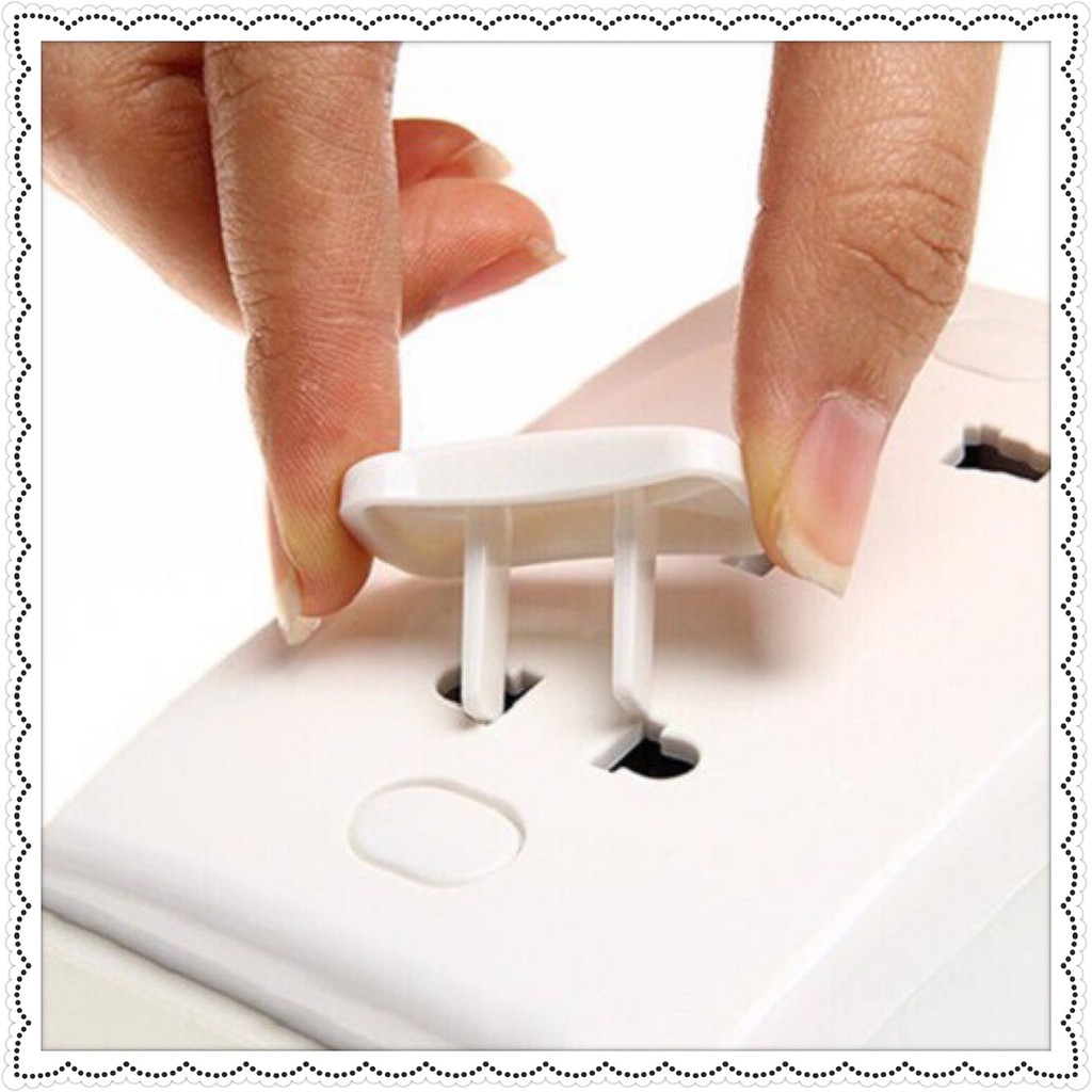 NÚT BỊT Ổ ĐIỆN BẰNG NHỰA CỨNG AN TOÀN CHO BÉ