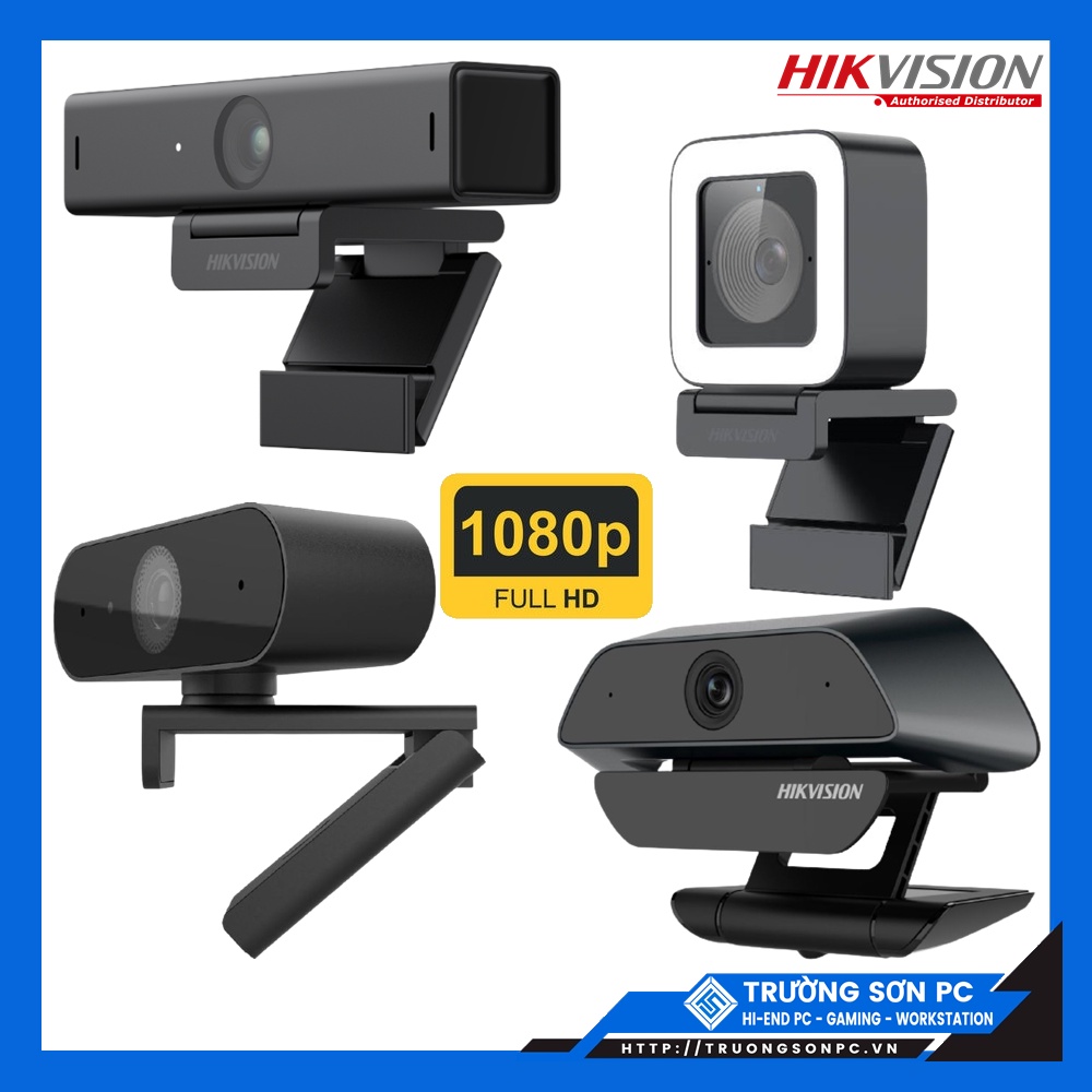 Webcam Máy Tính PC Livestream Full HD Siêu Nét Có MIC 1080P - HIKVISION DS-UC2 DS-UL2 DS-U12 DS-U02 | Bảo Hành 24 Tháng