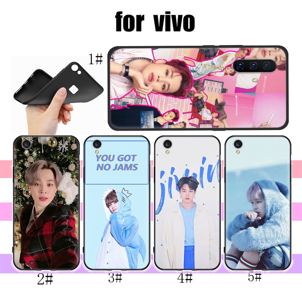 Ốp điện thoại hình Jimin BTS cá tính 30JBB cho Vivo Y19 Y20 Y30 Y50 Y70 2020 V19 V20 SE Pro Y11S Y20i Y20S S9 S10