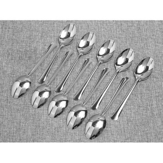  Sét 10 thìa inox cán dài 18cm