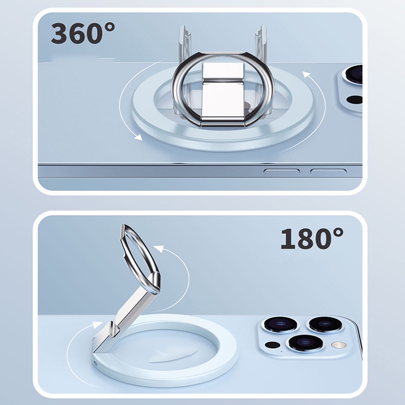 Lenuo Giá Đỡ Hút Nam Châm Điện Thoại Dạng Nhẫn Bằng Hợp Kim Nam Châm Thông Dụng Cho Magsafe