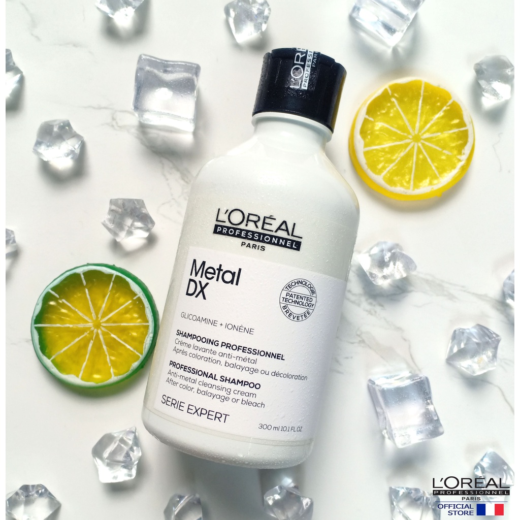 Dầu Gội Thải Độc Giúp Tóc Khỏe Và Bóng Mượt Hơn Loreal Professional - Metal DX