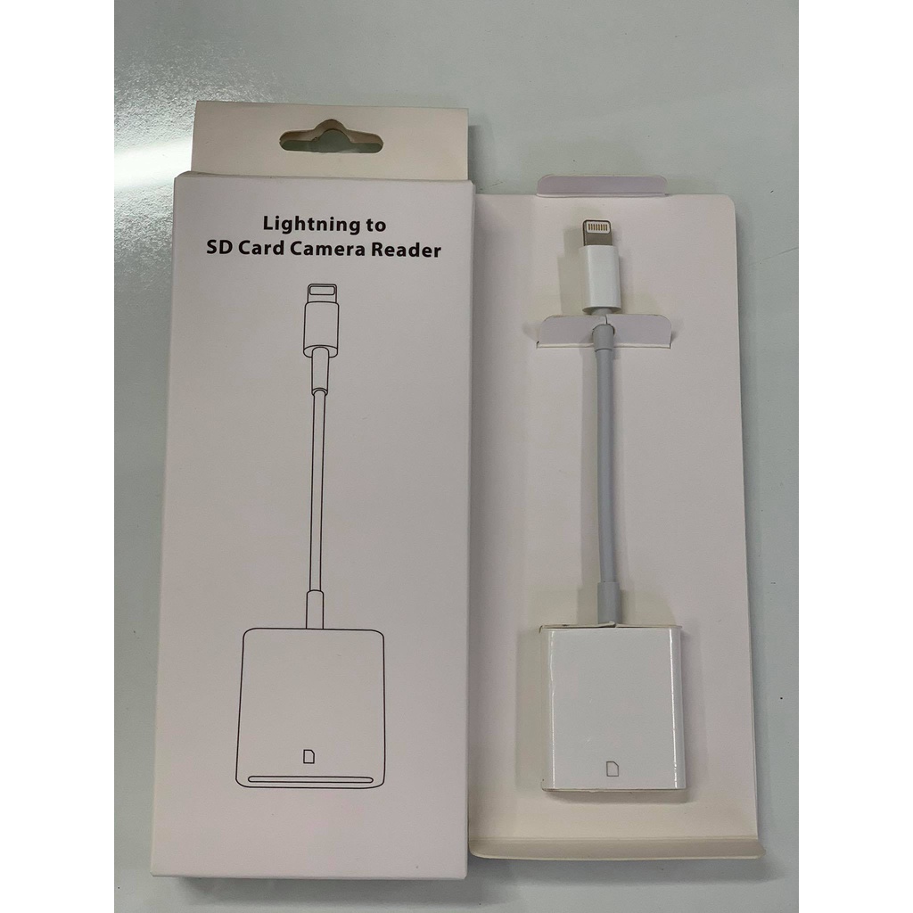 Cáp đọc thẻ Sd cho ĐT và tablet táo📲 cap otg kết nối thẻ nhớ máy ảnh sang ĐT ip,tablet tiện lợi dẽ sử dụng📱