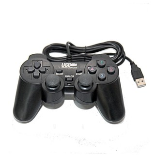 Tay game đơn có rung cho máy tính ew-2008 cổng usb tự nhận