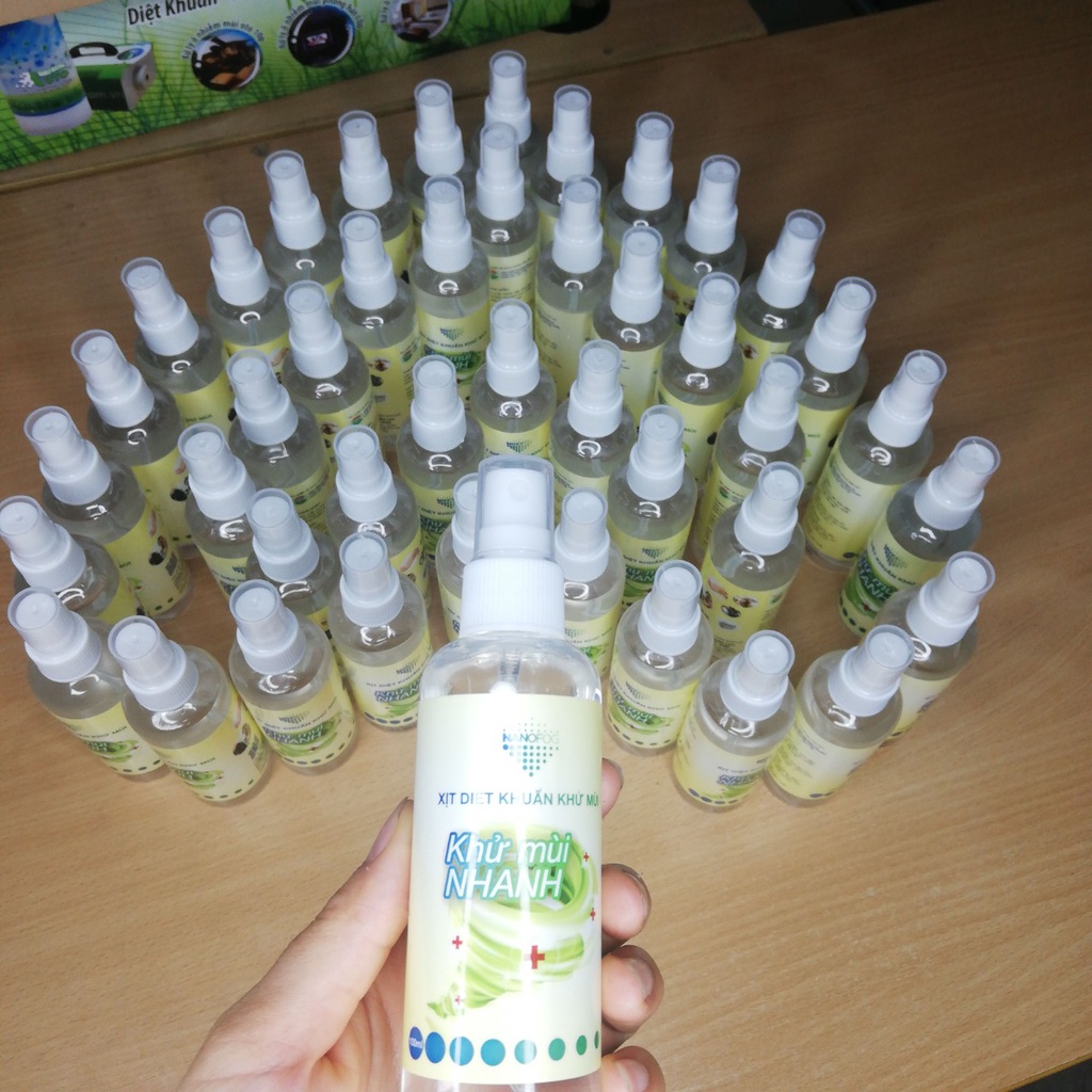 Chai xịt diệt khuẩn khử mùi nhanh NANOFOG / Dung dịch rửa tay sát khuẩn/ Nước khử khuẩn/ Xịt rửa tay khô/ Khử mùi nhanh | BigBuy360 - bigbuy360.vn