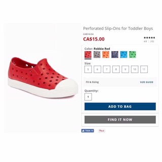 GIÀY NHỰA OLDNAVY DƯ XỊN