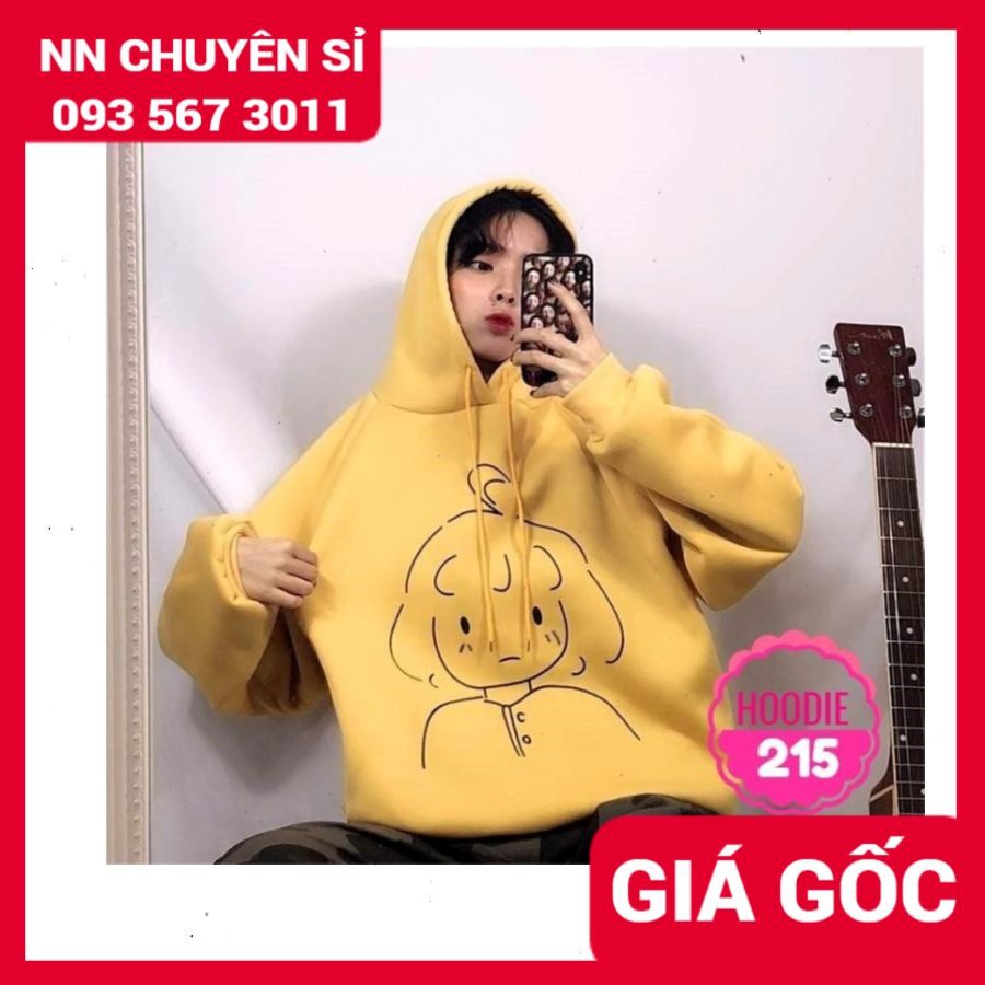 Áo hoodie nam nữ chất nỉ bông mềm mịn in hình dễ thương AHD Áo nỉ chui