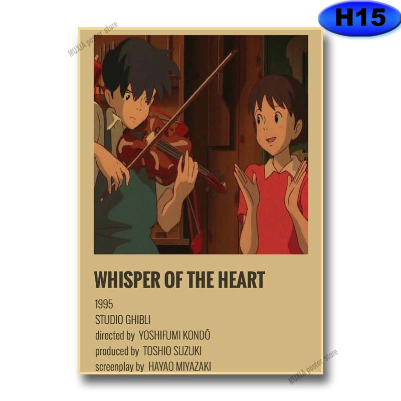 Poster Phim attack on titan / haikyuu 42x30cm Sticker Giấy kraft Dán Tường Trang Trí Nhà Cửa
