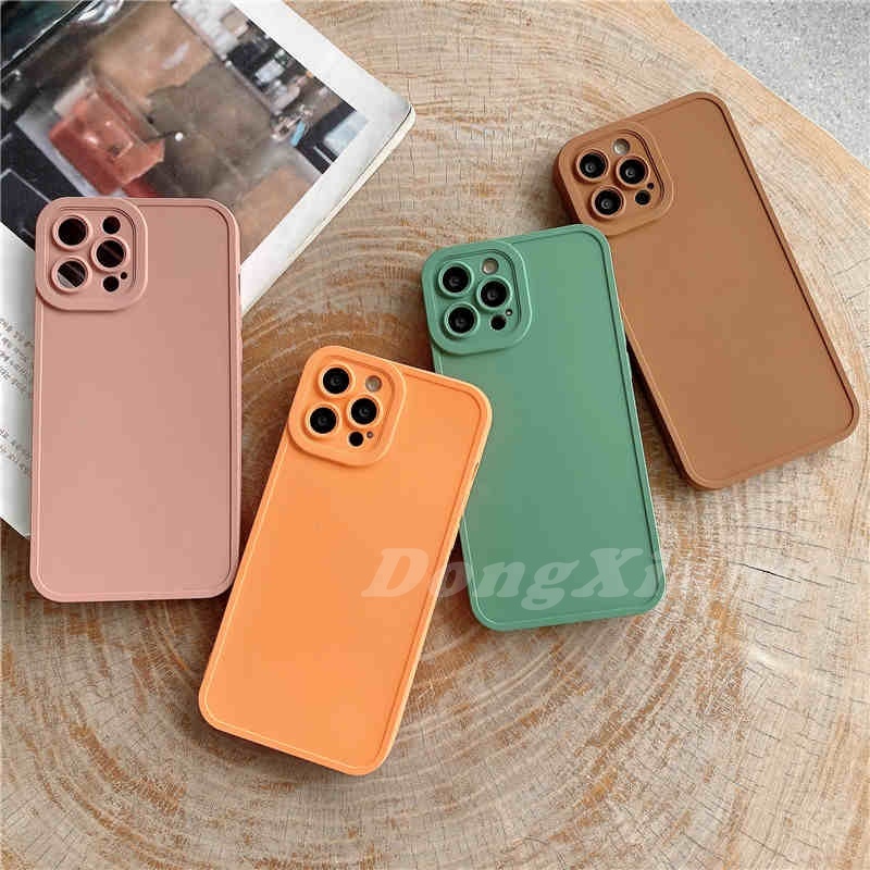 Ốp điện thoại màu nhám cho Ốp iPhone 6 7 Plus X XR XS Max 11 12 13Pro 12ProMax