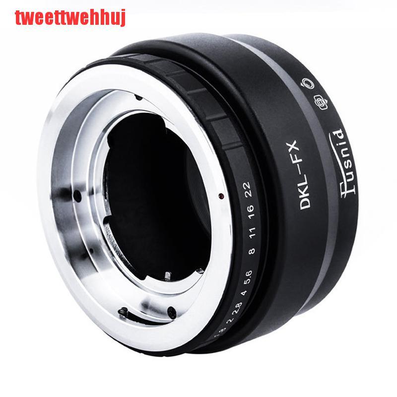 Bộ Chuyển Đổi Ống Kính Máy Ảnh Dkl-Fx Voigtlander Bessamatic Retina Thành Fx X-Pro1