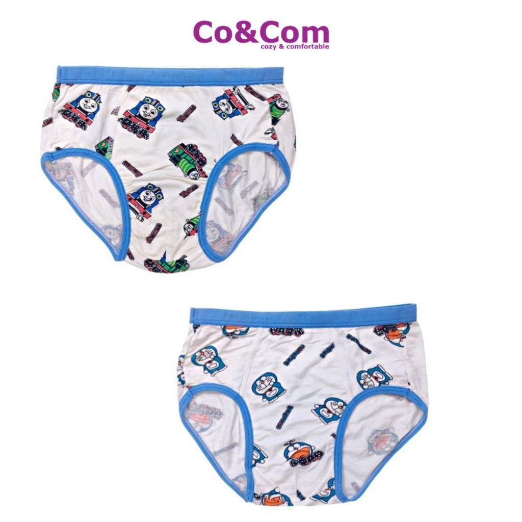 Quần Lót Bé Trai Cotton Từ 8-22 Kg Dáng Vát Co&amp;Com BOY0099 Nhẹ Mát In Hình Dễ Thương