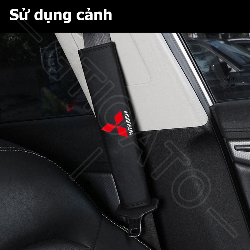 GTIOATO Da DâY Đai An ToàN Ô Tô CàI DâY An ToàN Ô Tô BọC DâY An ToàN Xe HơI Phụ KiệN Ô Tô Trang Trí Oto Phụ KiệN BêN Trong Ô Tô Cho Mitsubishi Xpander Attrage Outlander Mirage Triton Pajero Xpander Cross