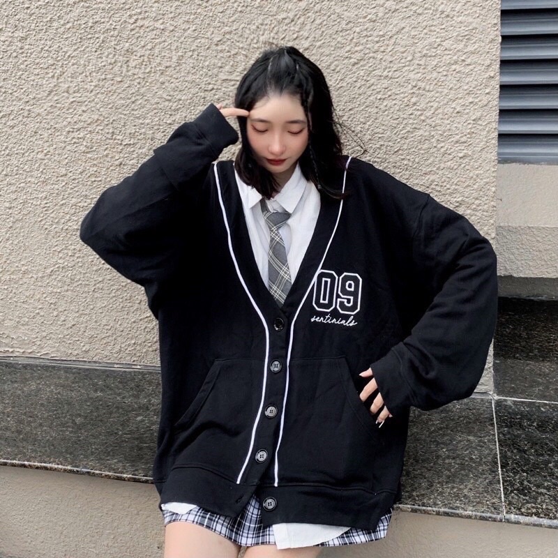 Áo Cardigan Nữ Dài Tay Kẻ Caro - Áo Khoác Ngoài Dài Tay Kẻ Caro Oversize Đơn Giản Dễ Phối Đồ