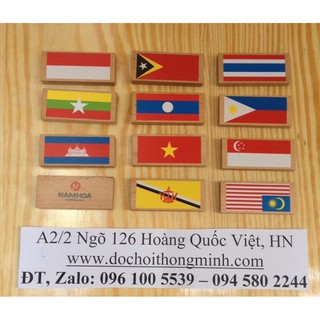 Cờ các nước Đông Nam Á.