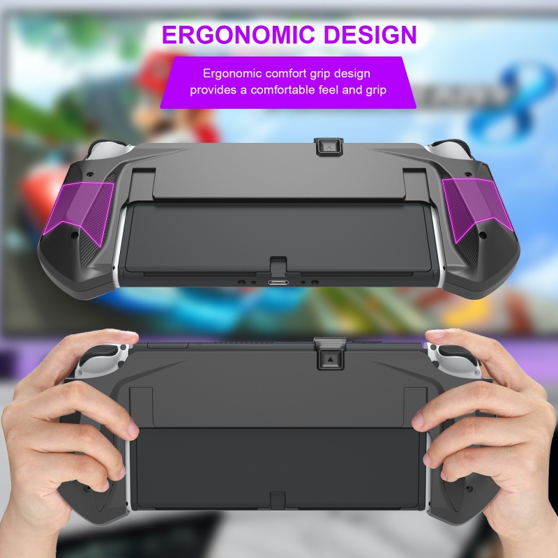 Đế Cắm Hai Trong Một Chống Trượt Có Thể Tháo Rời Đa Năng Cho Switch OLED