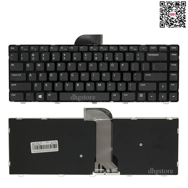 Bàn phím laptop Dell Inspiron 14 3421 14R 5421 3437 5437 Vostro 1528 2421 2518 2308 2418 Latitude 3440, 15Z-5523