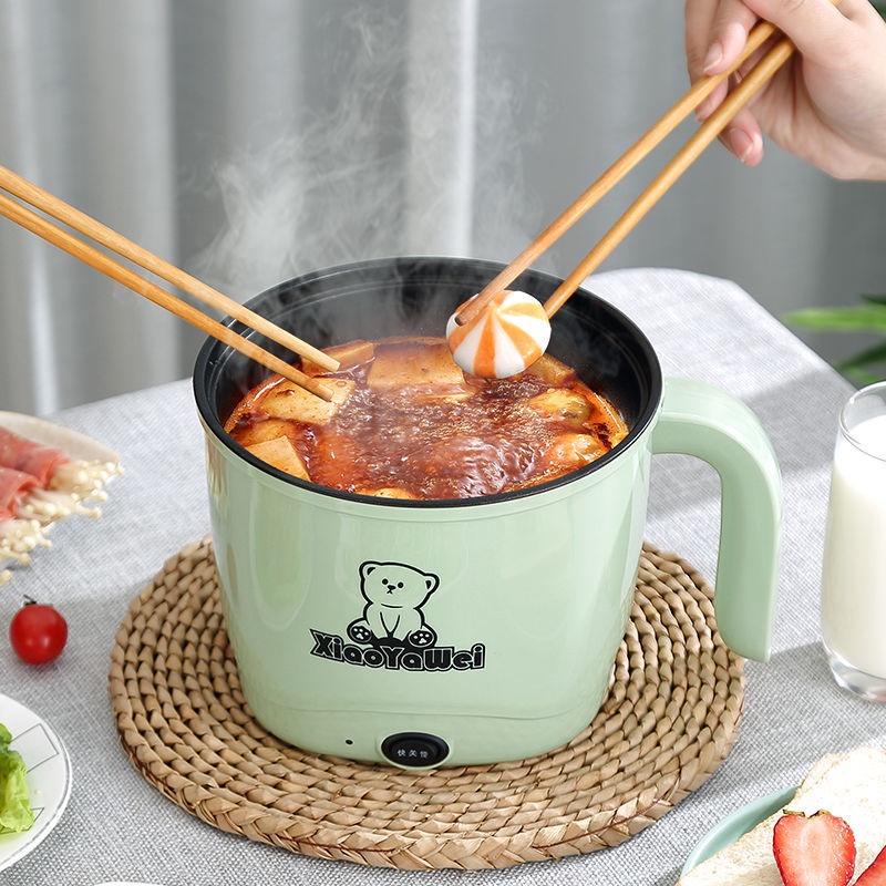 Nồi cơm điện mini Kaimeidi hai tốc độ chỉnh được đa năng cho luộc nấu ăn đun sôi trong ký túc xá