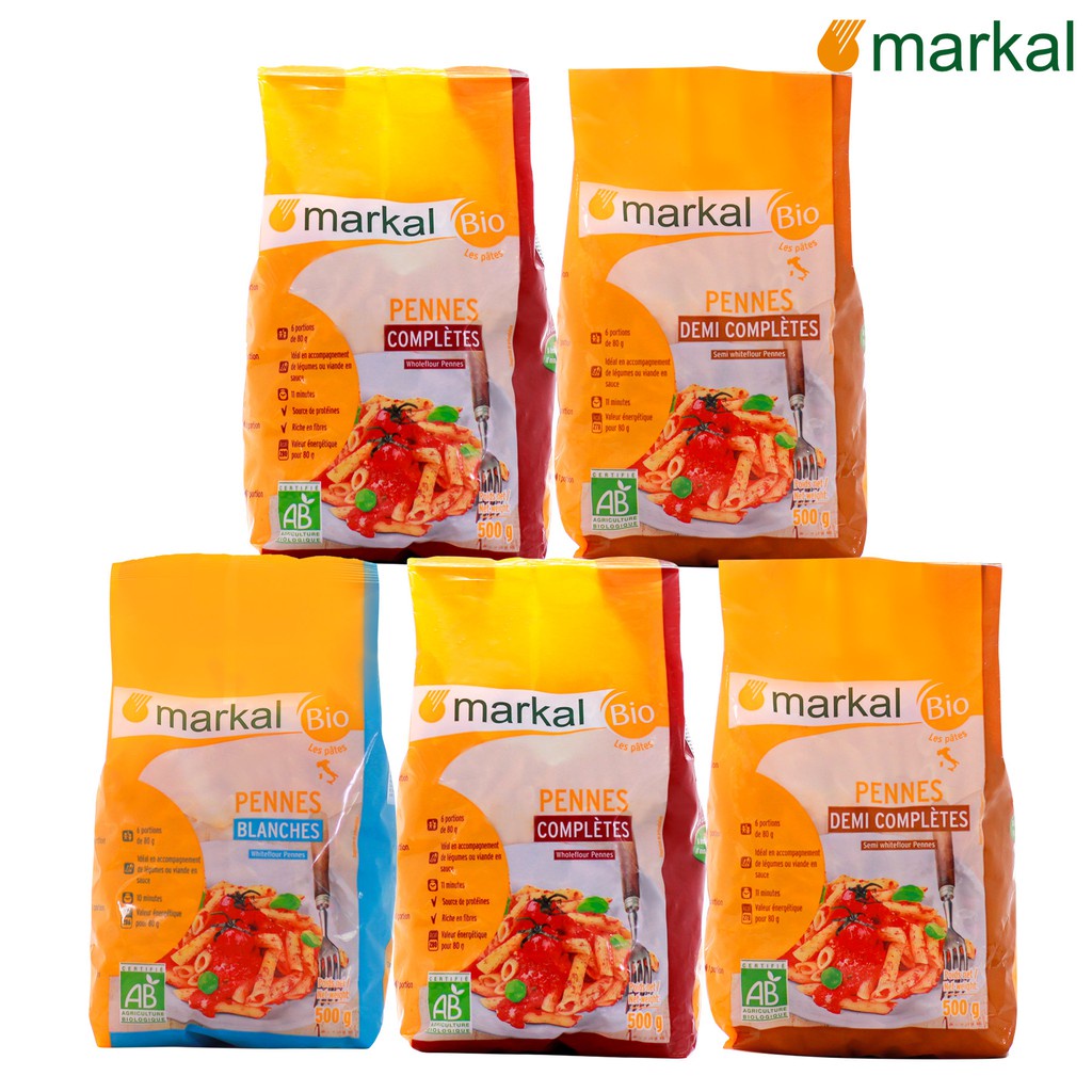 Mì Nui Hữu Cơ Markal 500g