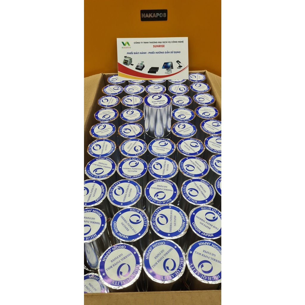 Cuộn GIẤY IN BILL K57-45/ K58-45, Giấy in nhiệt 58mm, 57mm phi 45 K57x45 k57*45