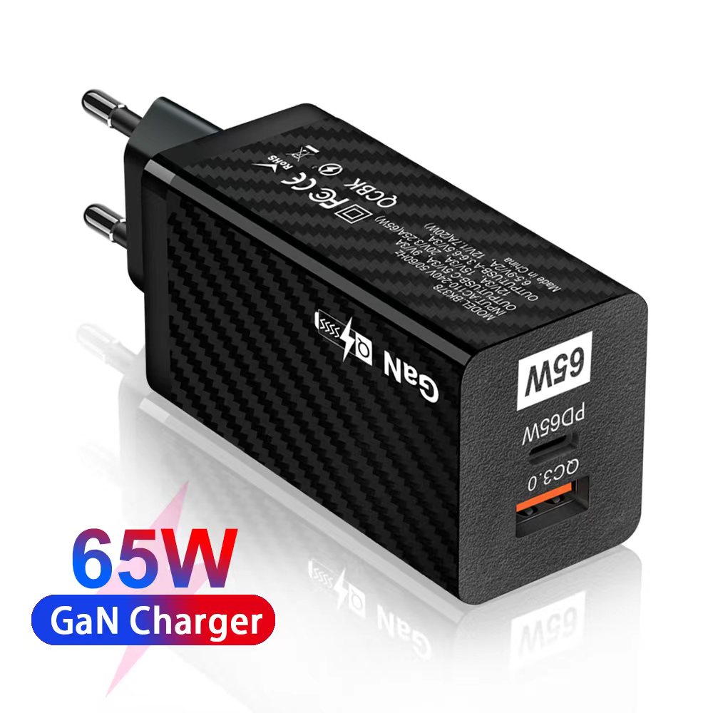 Cục Sạc 65W GaN PD 33W+QC3.0 Cổng USB Type C