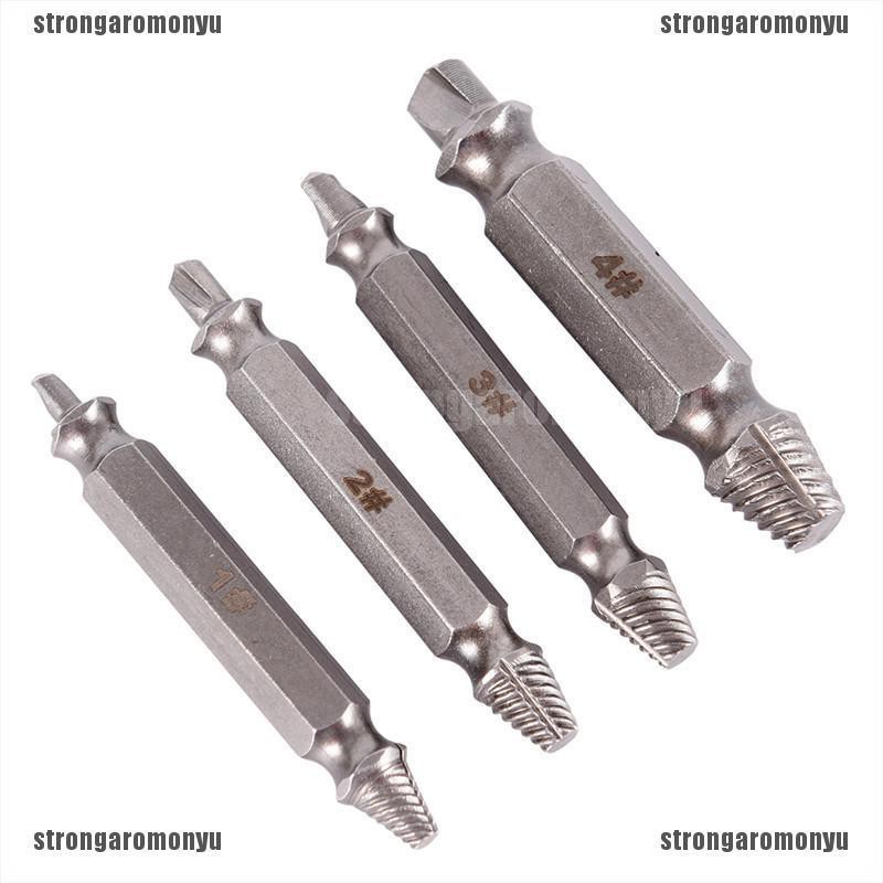 Bộ 4 Mũi Khoan Xoắn Ốc Tốc Độ Kèm Hộp Đựng