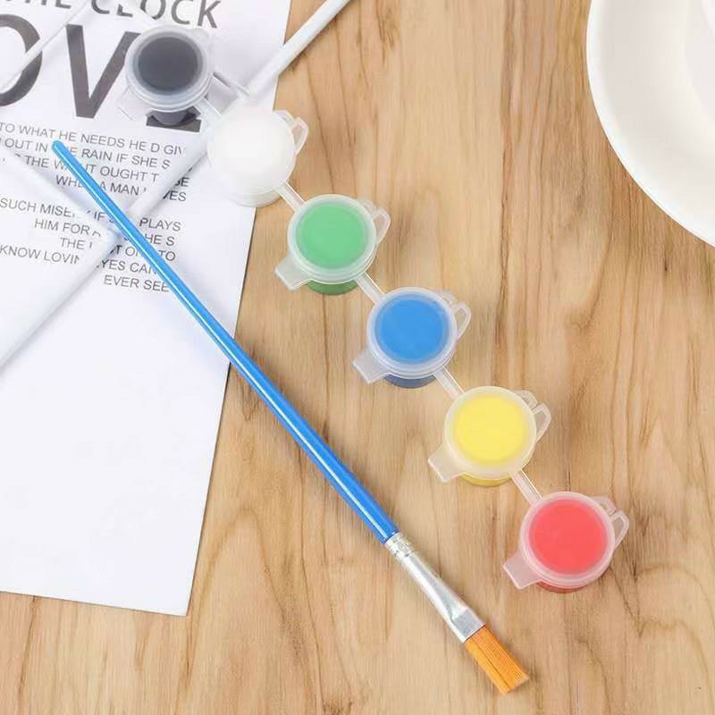 Bộ 6/8/12 màu tô tượng 3ml kèm bút lông