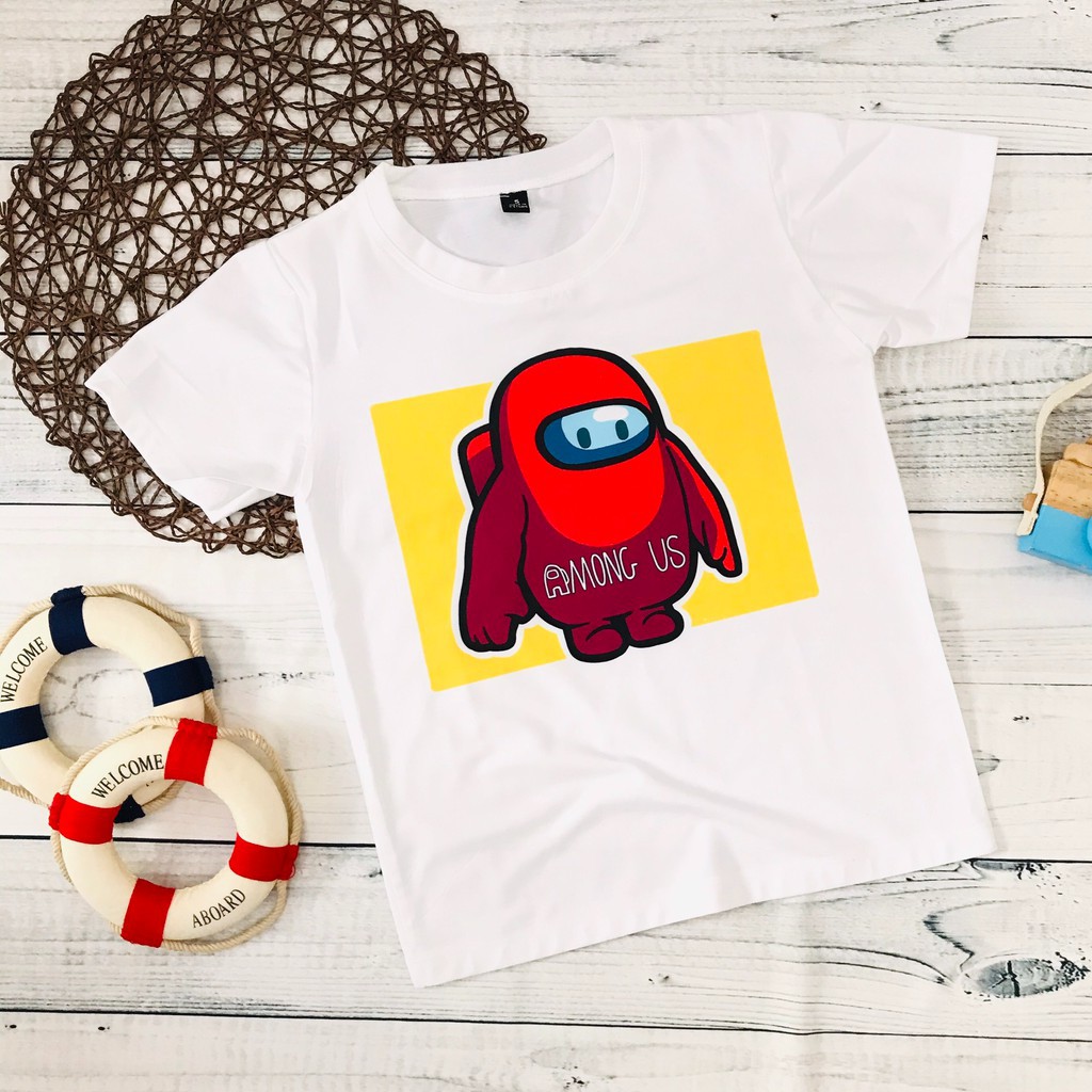 ÁO THUN UNISEX GAME AMONG US TAY NGẮN TAY LỠ AOMIVN NAM NỮ ÁO PHÔNG TRẺ EM GIA ĐÌNH CẶP ĐÔI AMONGUS | BigBuy360 - bigbuy360.vn